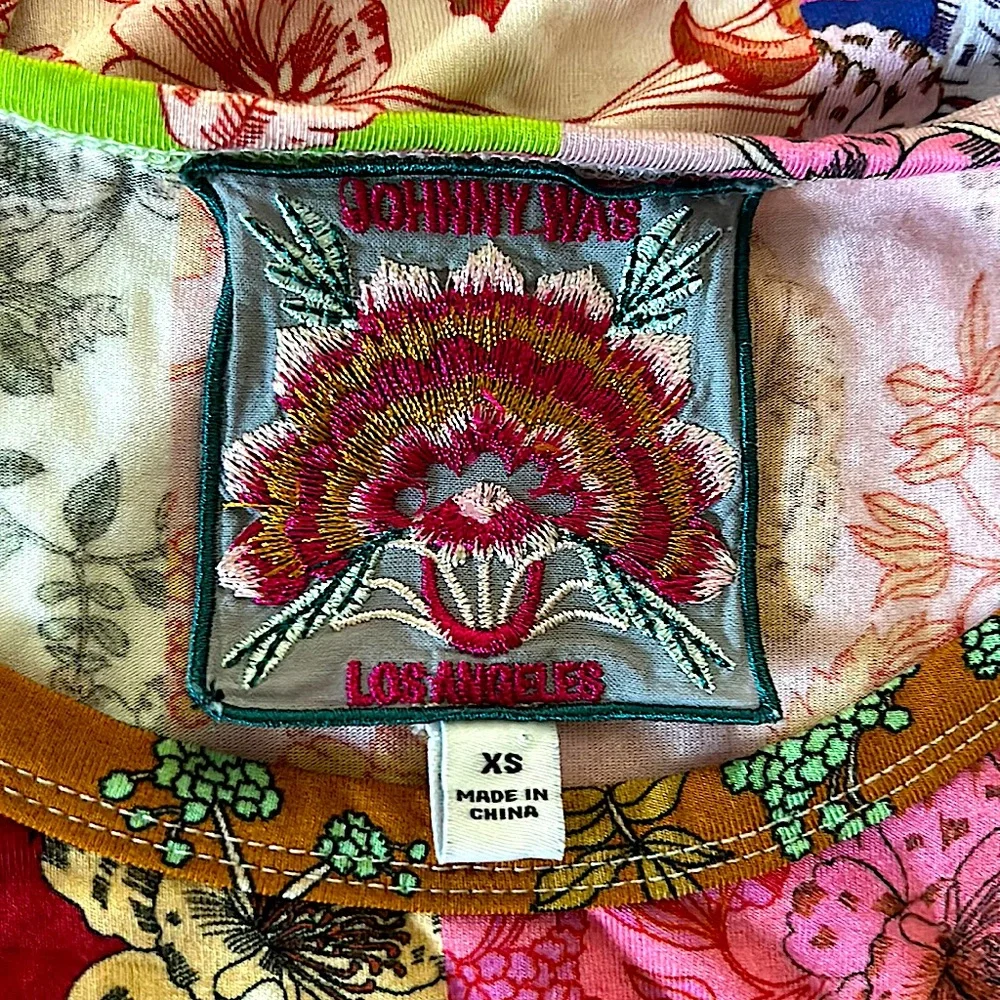 Johnny Was Multicolor Cute Boho Floral Sleeveless Dress **Size XS** 🌸🌺 - Picture 7 of 7